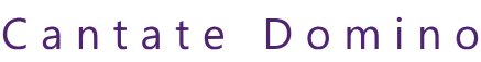 Cantate Domino